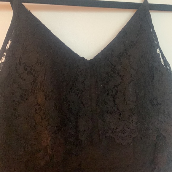 MUSTARD SEED | Cold Shoulder Lace Midi Dress Sz S - Picture 4 of 6